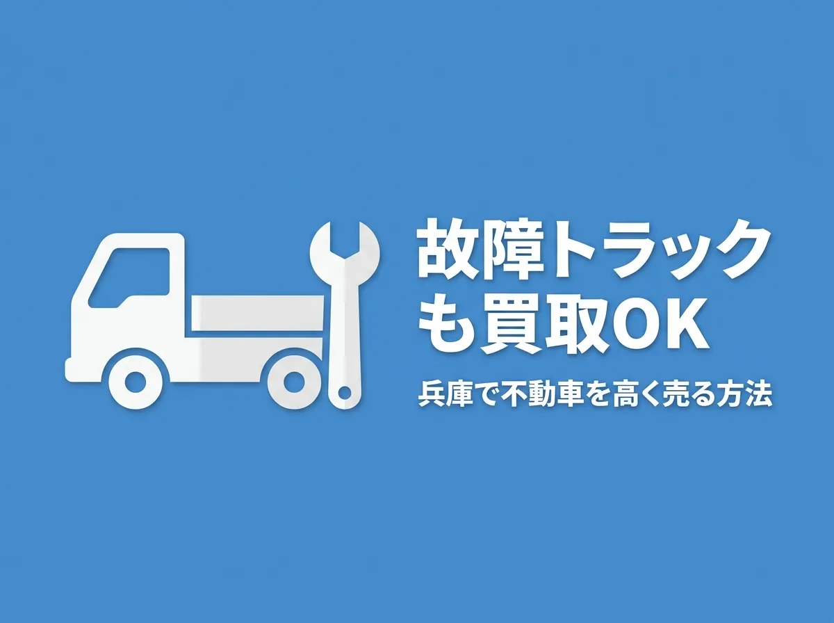 故障したトラックも買取できる？兵庫で不動車を売る方法と査定のポイント
