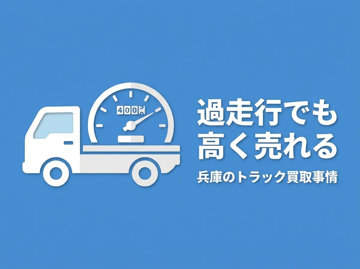 走行距離が多いトラックでも高く売れる？兵庫での買取事情と査定のポイント